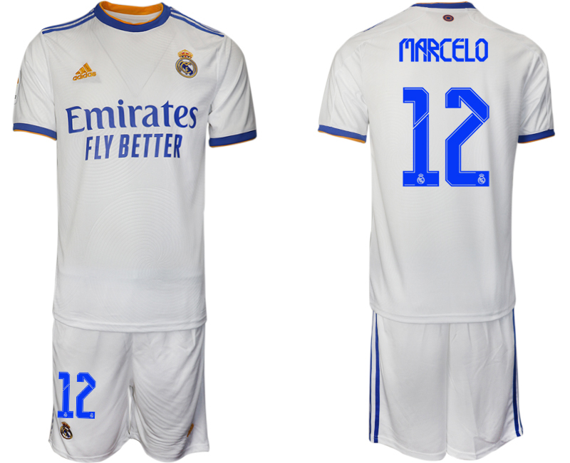Men 2021-2022 Club Real Madrid home white #12 Soccer Jerseys